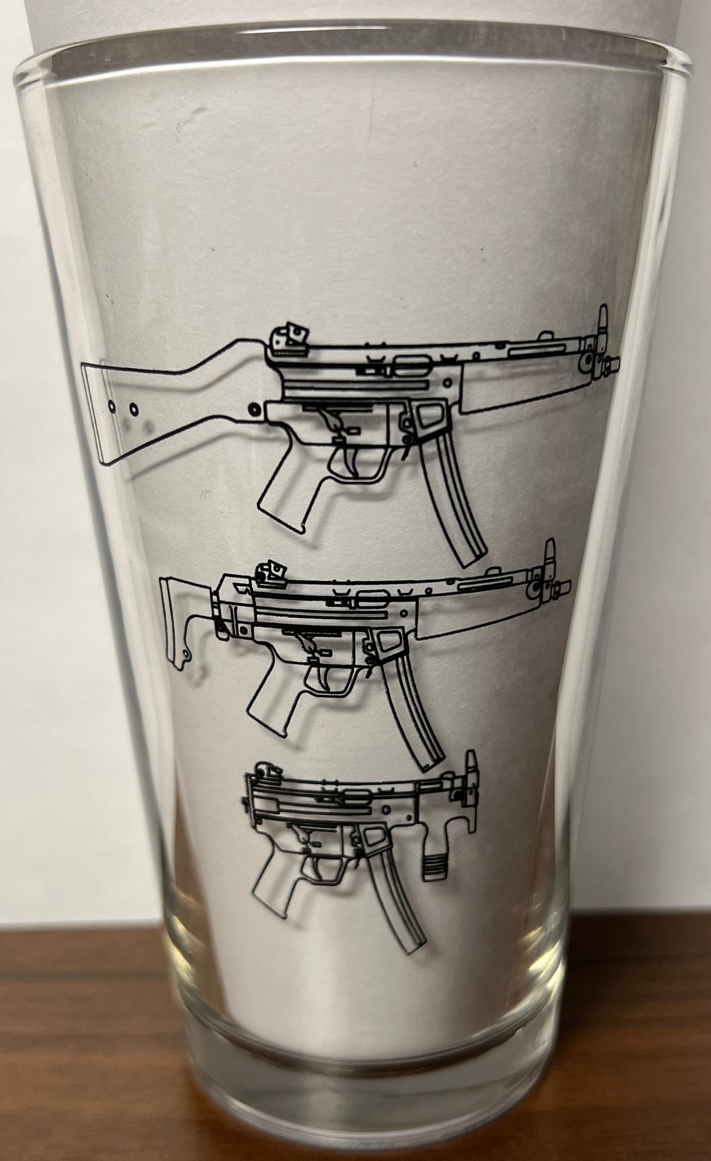 MP5 Triple Gun Pint Glass